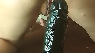 Masturbating with My Big Black Cock