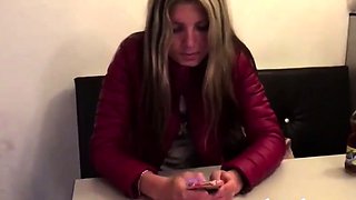 Lesbo Brunette Finds Hottie Partner and Takes Her Home