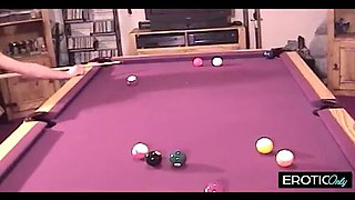 Hot German MILF Gets Banged Hard in Pool Game - Big Tits & Intense Orgasm