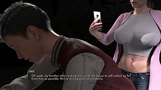 Mommy visual novel with big boobs from your POV