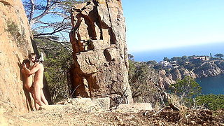 Hot Couple Outdoor Sex in the Middle of a Path, Amateur