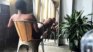 Hot Black Maid Does Some Webcam Black and Ebony