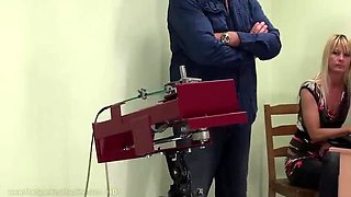 Megan Cox Tied Up & Spanked Hard - Small Tits Breast Whipping Machine Punishment