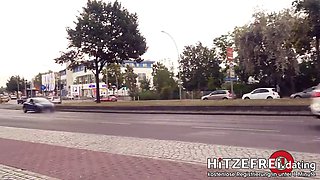 Blonde young cougar ▲ Mia Bitch ▲ banged outdoors in berlin! hitzefrei.dating