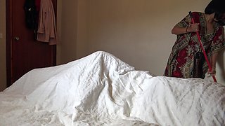 I Pull Out My Big Black Cock for Hotel Maid. She Can't Believe How Thick It Is.