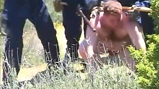 Sexy Redhead Takes a Big Hard Cock Outdoor