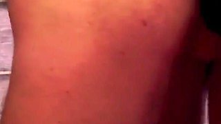 Mistress Fucked His Ass in the Shower
