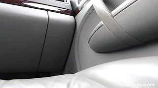 Cheap Whore Gets Creampie in Car - Hardcore Bareback Sex