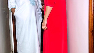 Egyptian group sex: 2 friends have sex with their friend's wife while he was at work