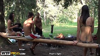 Horny chicks flashing