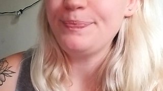 Amateur striptease and Solo masturbation