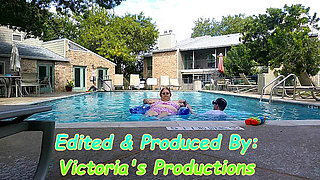 BBW Nurse Vicki Play Time in the Pool with Handsome Harry