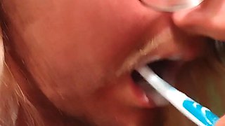 T4T Duo; "Get It Up In There" Toothbrushing Fetish Fanclub Movie Of The Month (FFVotM)