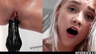Lustful Marilyn Sugar - covered in cum sex - Hentaied