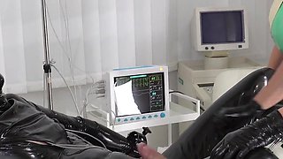 Tales From the Rubber-clinic: 2 Femdoms and the Latex-couple