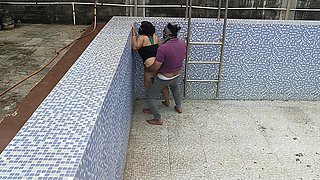 Indian Telugu Romantic Couple Enjoying Sucking Doggy Style Hard-core Fucking in Swimming Pool Telugu-fuckers