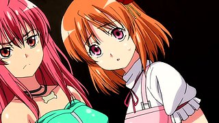 Two cute hentai girls having tender sex for the first time!