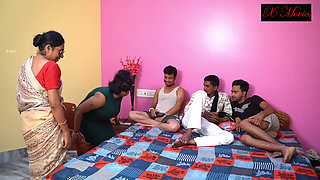 Desi Wife Swapping Sex with Office Boss! Indian Sex