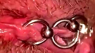 My First Time Haired Pussy Pee and Moving Clit and Asshole
