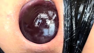 Chubby Brunette Big Boobs Dildo Masturbation
