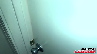 Alex More Fucks Her Step Brother To Not Get Grounded By Her Mom! - AlexLegend