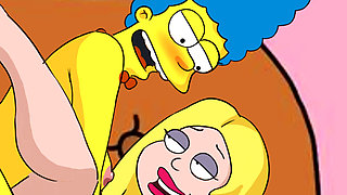 Marge & Lois: Forbidden Passion Among Moms 💋🔥 (Lesbian Hentai Compilation)