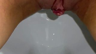 First Pissing Close-up Compilation! POV!