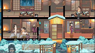 Yukiya Hot Spring the Waters of Fertility Hentai Game Ep.3 Onsen Cuckold Orgy!