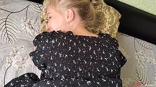 Helping My Stepsister Stretch Her Anus for Date Night - Amateur Anal Creampie