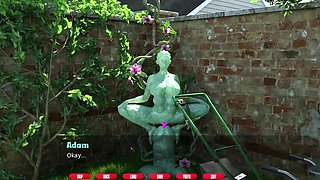 Naughty Neighbors - V0.53 - John Denvers Fucks Nikki and Swallows Cum - Big Tits, Amateur, HD