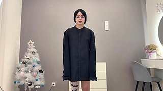 Goth Teen Montanasvibe Takes Brutal Face Fuck and Big Cock Cumshot