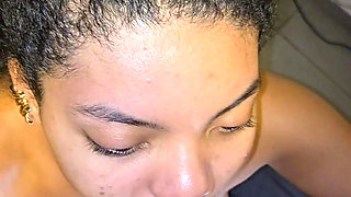 Giving Blowjob with Deepthroating, and Drinking Piss While Six Months Pregnant