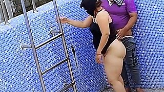 Desi Couple Secret Sex at Swimming Pool Indian Porn