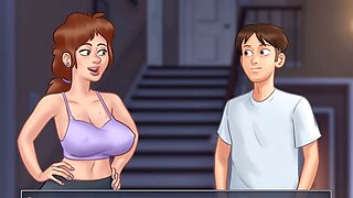 Summer time saga with sexy girls and big boobs in a wild adventure