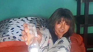 Shine foot oiled and Asmr tease