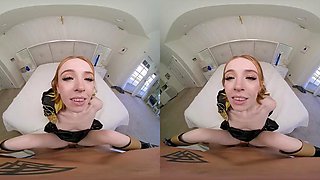 Redhead ft. Madi Collins: Blowjob, Pov  Small Tits VR Porn