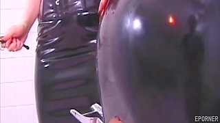 Kinky Latex Babes LESDOM porn
