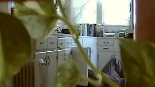 hiddencam - sex in kitchen fucking with the plumber