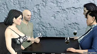 Hot wife gets double teamed by two big cocks on vacation