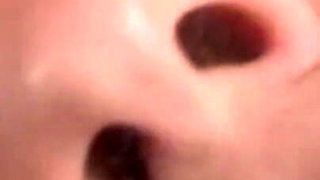 BBW in fishnets wants to masturbate with her hairy pussy