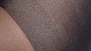 Pantyhose on my ass + your sperm