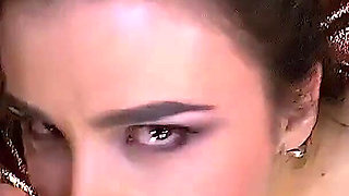 Busty Blonde Gets Dominated... Gangbang on Shiny Couch!