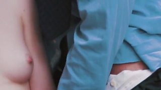 Interracial security officer disciplines teen shoplifter Dolly Leigh