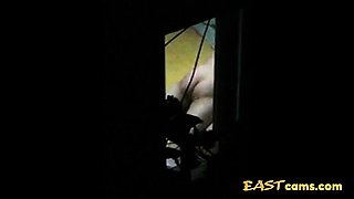 voyeuring the neighbors series - part 4 -  hungry couple