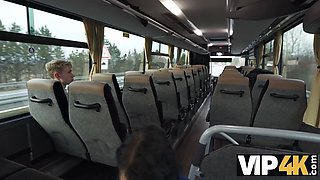 Xxx on the bus. hot sex with federika