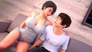 Kinky college girl has her way with her teacher in the shower