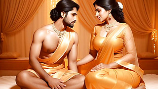 Hot indian housewife excited for sex with office boss