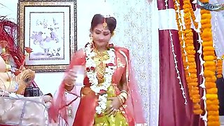 Tiny Indian MILF Naomi Shah swallows a stiff cock