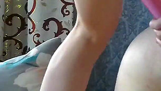 Double Dildo Masturbation