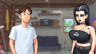 Passionate anime hentai sex with huge tits and romantic vibes